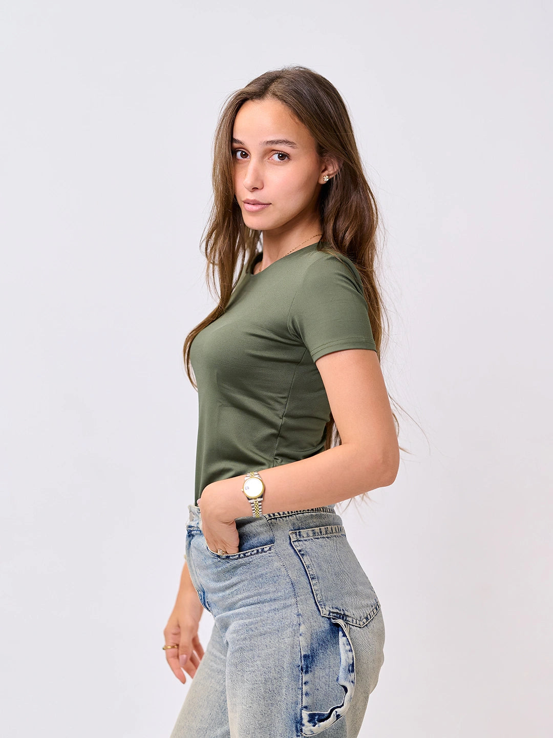 Basic Shirt-Olive