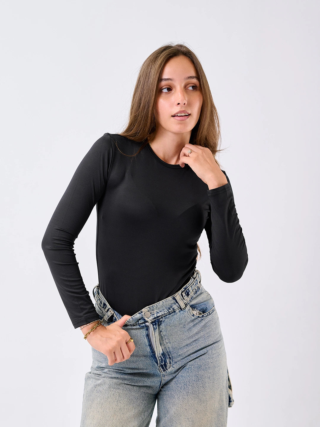 Bodysuit-Top Black