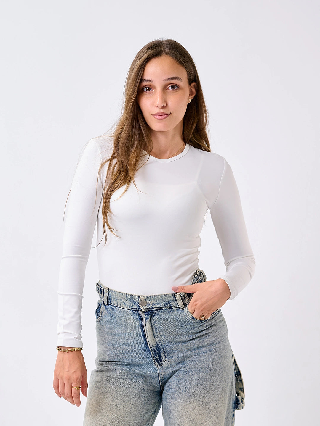 Bodysuit-Top White